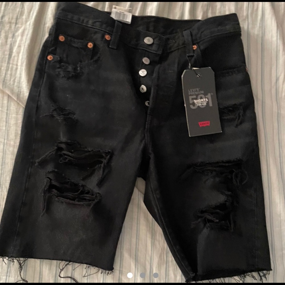Levi’s Black 501 Shorts